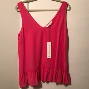 NWT Amanda Uprichard silk blouse